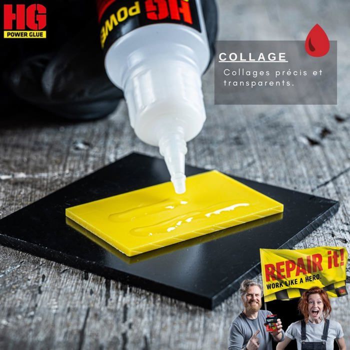 Colle forte - REGULAR super glue - Résistante à l'eau - Résistante à la ...