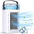 Climatiseur mobile GENERIQUE Climatiseur de portable pour 3 vitesses de vent, 4 en 1 refroidisseur évaporatif, A CLIMATISEUR MOBILE