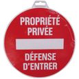 Panneau d’interdiction rond 300mm ''Propriété privée'' - NOVAP - 4061368-0