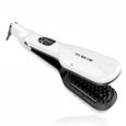 TD® Peigne à cheveux lisser redresser boucler défriser cheveux brosse céramique anti-brulure pulvérisation steampod accessoire de-0