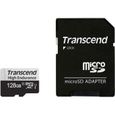 Carte mémoire flash TRANSCEND 128 Go 350V UHS-I U1 / Class10 MicroSDXC UHS-I-0
