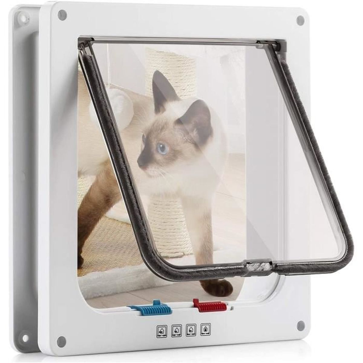 Chatiere Pour Chat Avec Magnetique A 4 Voies Porte Pour Animaux De Compagnie Pour Chats Et Petits Chiens Porte Pour Chat Avec Tunn Cdiscount Animalerie Chatiere Pour Chat Avec Magnetique A 4 Voies Porte Pour Animaux De Compagnie Pour Chats Et Petits Chiens Porte Pour Chat Avec Tunn Cdiscount Animalerie