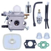 Carburateur Kit de Remplacement pour Echo PB-2155 PB-2100 Souffleur et ES-2100 Broyeur, Carburateur + Joints + Conduites + Filtre