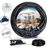 Patio Sprayer, 5M 5 Nozzle Misting System Garden Sprayer Cooling with Durable Hose and Removable Nozzle for Garden Patio Trampoline 