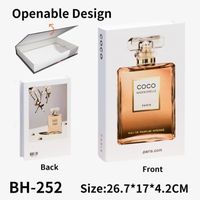BH-252 Openable - Faux Livres de Luxe Personnalisables avec Boîte de Rangement, Simulation de Livre pour Déco