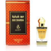 AYAT PERFUMES – Huile Parfumée Oud Sharqia 12ml | Unisex Sans Alcool Odeur Longue Durée | Extrait de Parfum / Fabriqué à Dubaï
