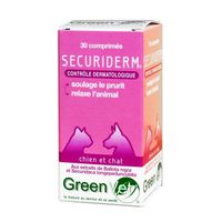 Greenvet Securiderm 30 comprimés