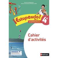 Livre - ESTUPENDO ; espagnol ; 4e ; A1+ ; A2 ; cahier d'activités (édition 2017)