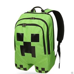 SAC À DOS Cartable Minecraft BACK PACK ÉCOLE GARÇONS vert sac à dos sac de sport camping creeper