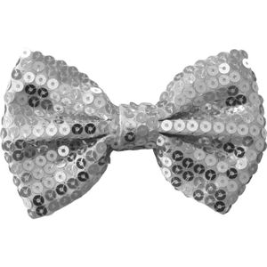 Noeud Papillon Argent paillet/é Mondial-Fete