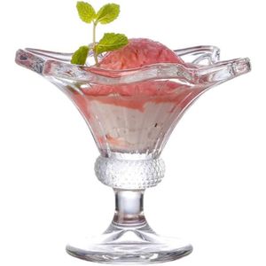 Idéal pour apéritif fruits Royal Cuisine Lot de 6 verres à cocktail en cristal pour crème glacée cocktail dessert