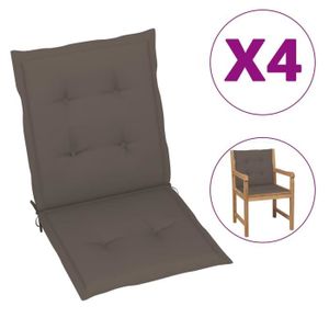 Imperméable Home Chaise Coussin d'assise Housse Amovible Patio Extérieur 3 Couleurs 