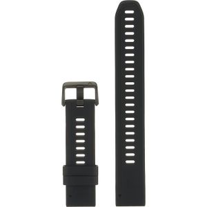 BRACELET MONTRE CONNEC. Bracelet de Montre Quick Fit 20mm - Silicone Noir 