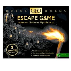 JEU SOCIÉTÉ - PLATEAU Escape game - Sites et châteaux mystérieux ; 3 enq