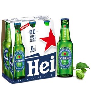 BIERE Heineken 0.0 - Bière sans alcool  - 6 x 25 cl