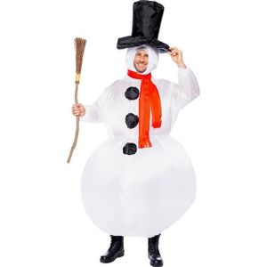 DÉGUISEMENT - PANOPLIE Déguisement bonhomme de neige gonflable femme et homme - Funidelia - accessoires Halloween, carnaval Noel