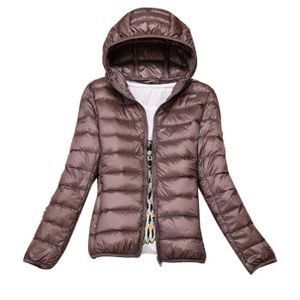 Garde au chaud Hiver Rembourrée Col montant TiKingAn Doudoune courte pour femme Légère Transition Manches longues Automne Veste matelassée Pour l/'extérieur