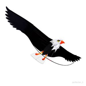 CERF-VOLANT Chauve Aigle 3D Kite Réaliste Animal Faucon Facile Vol D' Activité de Plein Air Tos pour Enfants Adultes Fun avec Des 200 x 70 cm