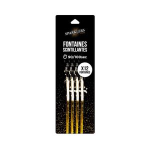 Weco - Lot de 100 cierges Magiques (Scintillants ou étincelants) Taille XL 30 cm, durée 70 Secondes Briquet Catégorie F1 Weco - Lot de 100 cierges Magiques (Scintillants ou étincelants) Taille XL 30 cm, durée 70 Secondes Briquet Catégorie F1