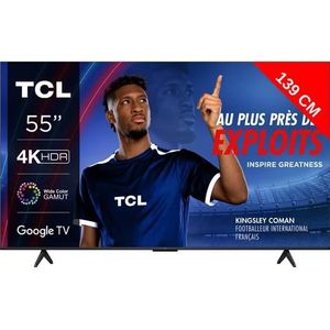 Téléviseur LED TCL TV LED 4K 139 cm 55P71B