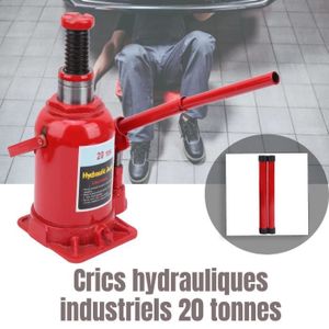 CRIC Crics à bouteilles hydraulique 20T MAX de levage de pneu de réparation professionnel portatif - PAL7