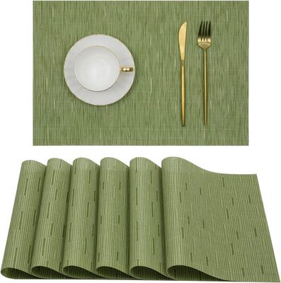 CHAOCHI Sets de Table PVC Antidérapant Lavable Résiste à la chaleur
