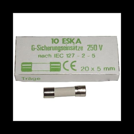 Lot De 10 Fusibles Céramiques SeKi 10A 5x20mm - Fusible Fin à Insert Pour Tableau électrique