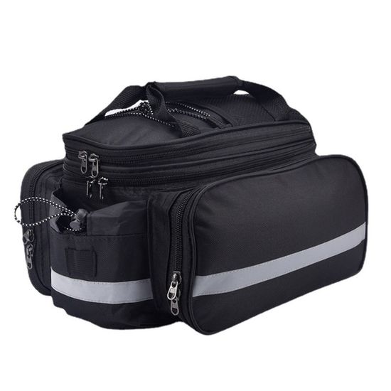 Sacoches De Vélo Porte-Bagages - 2x 25L - Imperméables Avec Bandes Réfléchissantes - Pour VTT, Vélo De Route, Électrique - Noir - 7