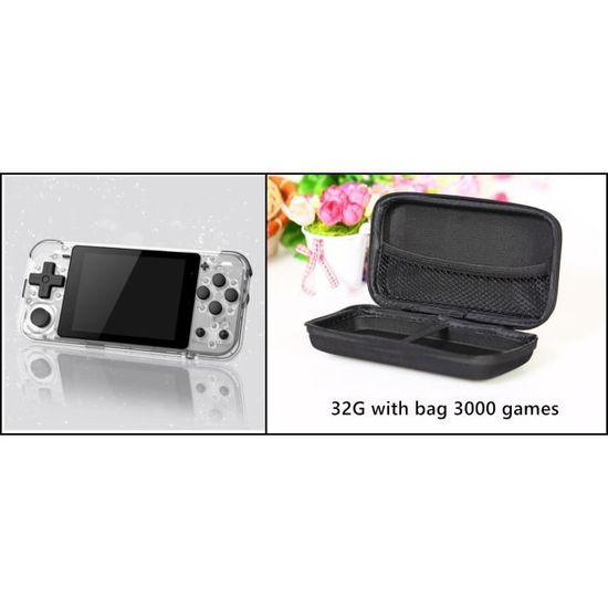 Red 64 Go - Console De Jeux Vidéo Portable Q20MINI, Source Ouverte, écran De 2.4 Pouces IPS OCA
