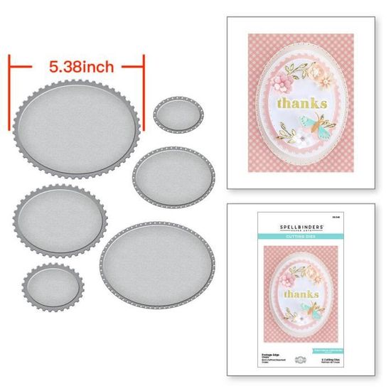 Sizzix 18657553 Big Shot Fleurs Framelits Set de 7 Matrices de Découpe