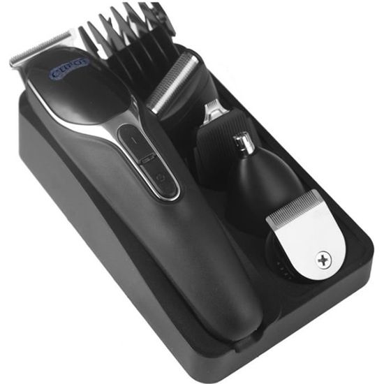 CUPOT® Tondeuse Cheveux Tondeuse Barbe Rasoir 5 IN 1 Professionnelle Electrique avec Ecran Sans Fils USB