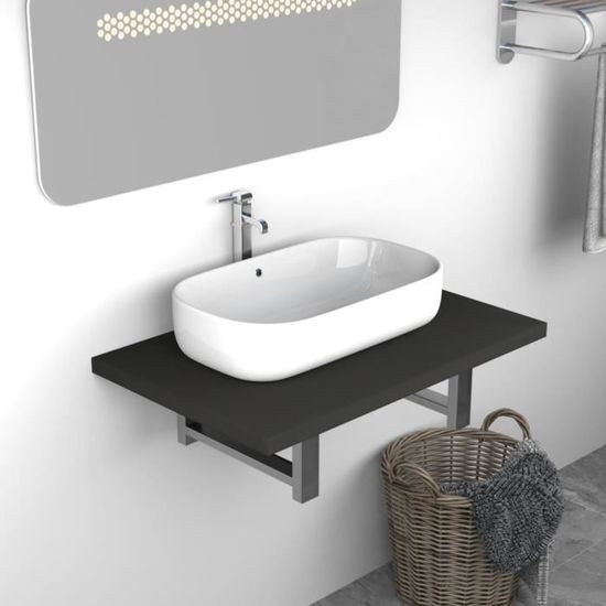 🦐1656Super Magnifique - Meuble de salle de bain Colonne salle de bain moderne -Armoire de salle de bain Meuble de Rangement WC Gris