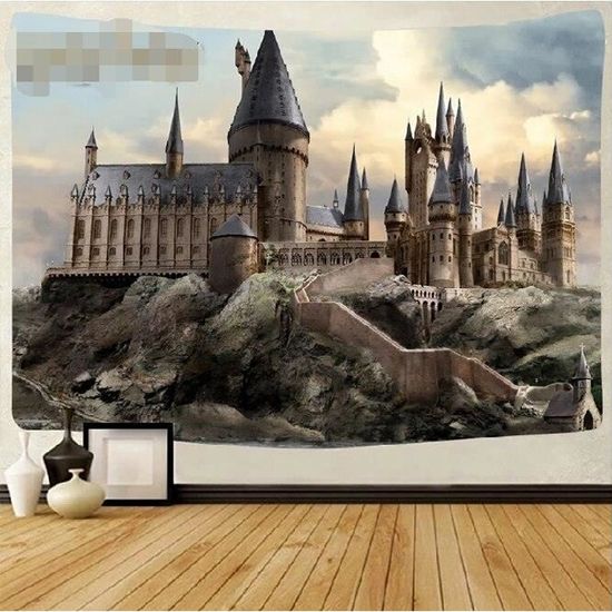 Tapisserie Murale Harry Potter, Tenture Murale d'impression numérique 3D  for décoration de Salon de Chambre à Coucher (Color : 5, Size : 100 * 150CM)