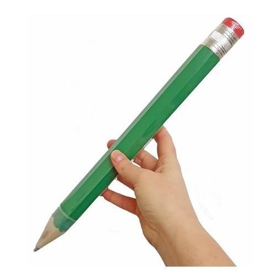 Crayon À Papier Géant en Bois - Crayon Géant Amusant avec Grande Gomme Crayon À Papier Géant en Bois - Crayon Géant Amusant avec Grande Gomme