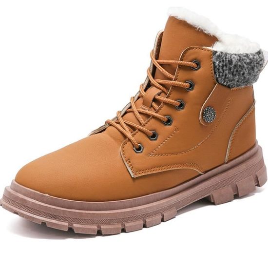 Bottes Cuir Unisexe - Style Cowboy & Rangers - Confort Hiver, Travail, Moto - Haute Qualité