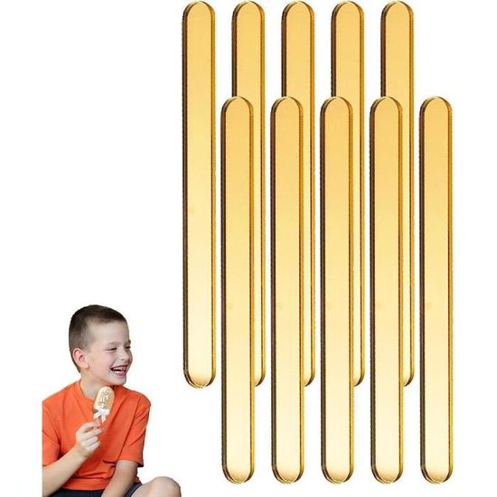Bâtons Glace Acrylique PIMXL - Lot De 50 - Réutilisables - 11.5cm