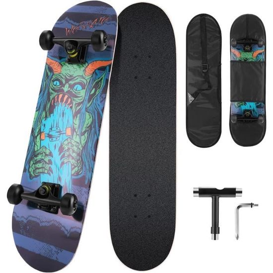 SKATEWIZ Set De Protections [6pc] Pour Enfants Et Adultes