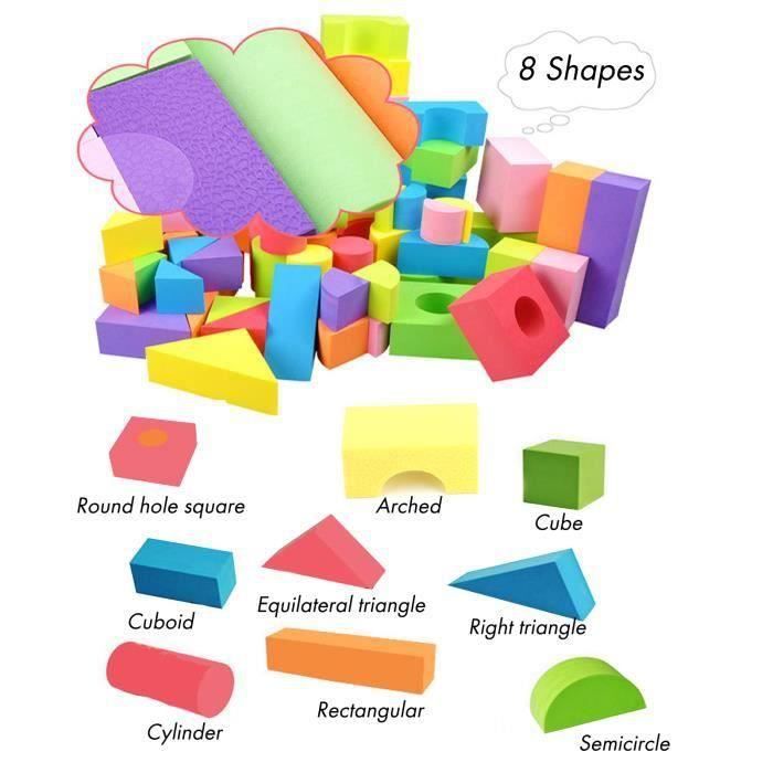Blocs d\\'empilage Blocs de Construction en Mousse EVA Jouet de ...