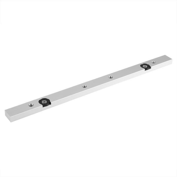 Table de curseur de barre à onglets en alliage d'aluminium scie tige de jauge outil de travail du bois Durable 300mm