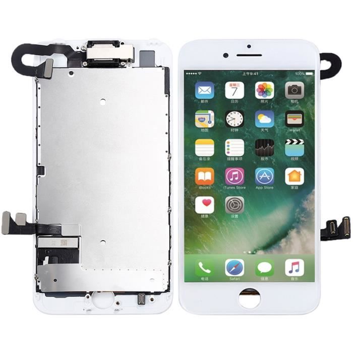 Ecran LCD BLANC iPhone 7 4.7\