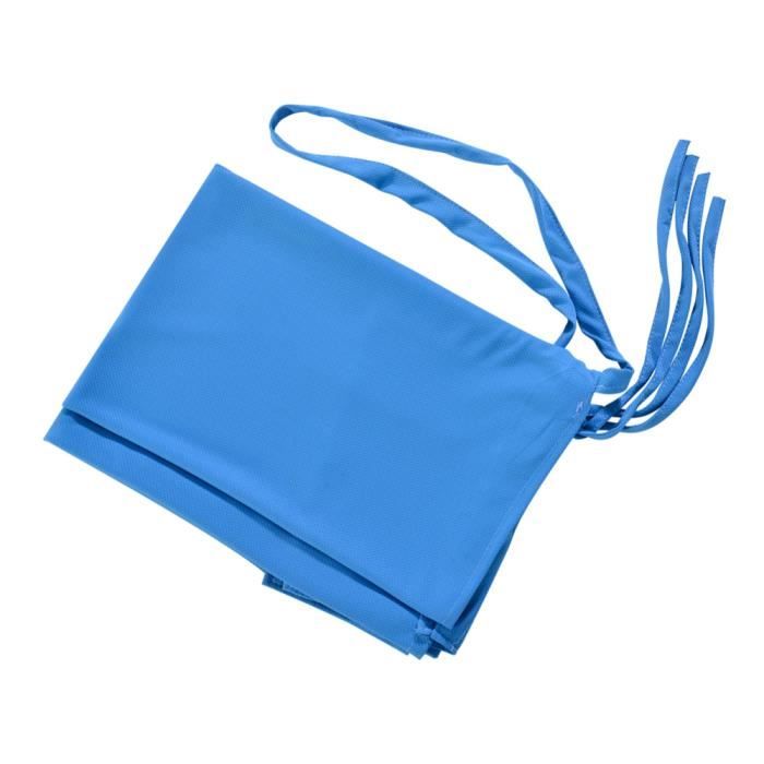 Nouveau stockage serviette de plage ensemble inclinable chaise longue serviette de plage couverture m - Modèle: Blue - KSYYMJA02726