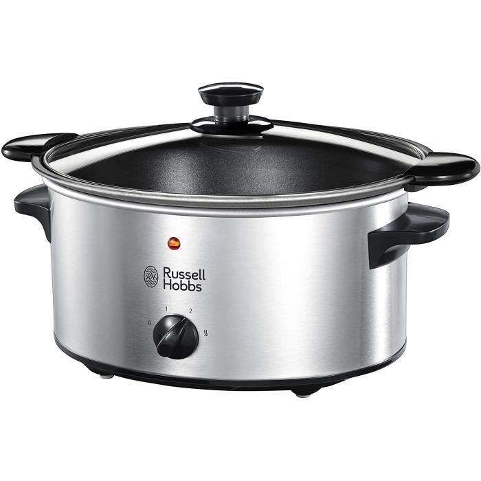 Russell Hobbs Mijoteur Electrique 3,5L, Cuve Amovible, 3 Programmes de Cuisson - 22740-56