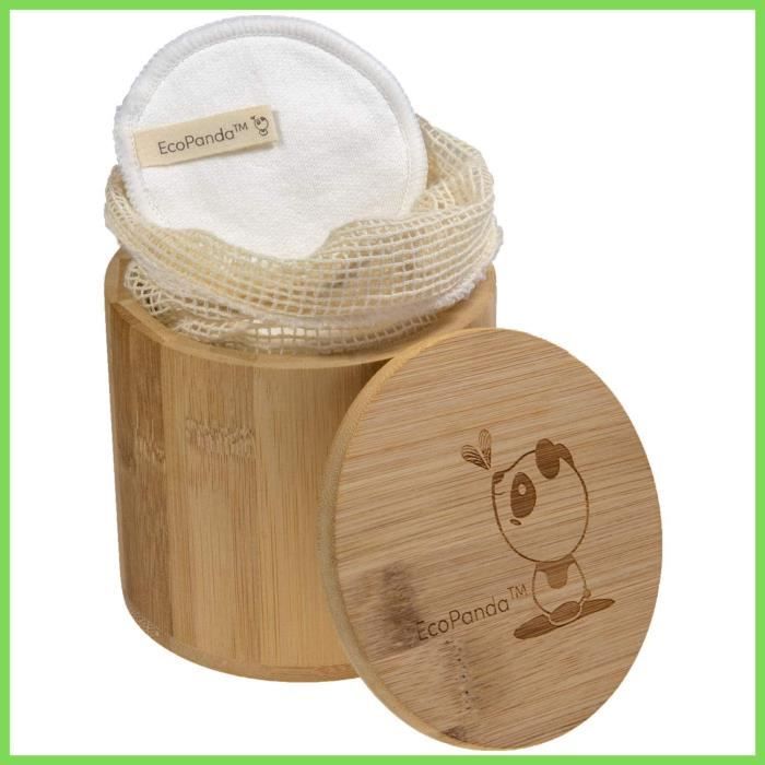 Lingettes et accessoires Coton Demaquillant Lavable - 18x, Carré Demaquillant Lavable, Cotons Demaquillants Lavables, Ki 666106