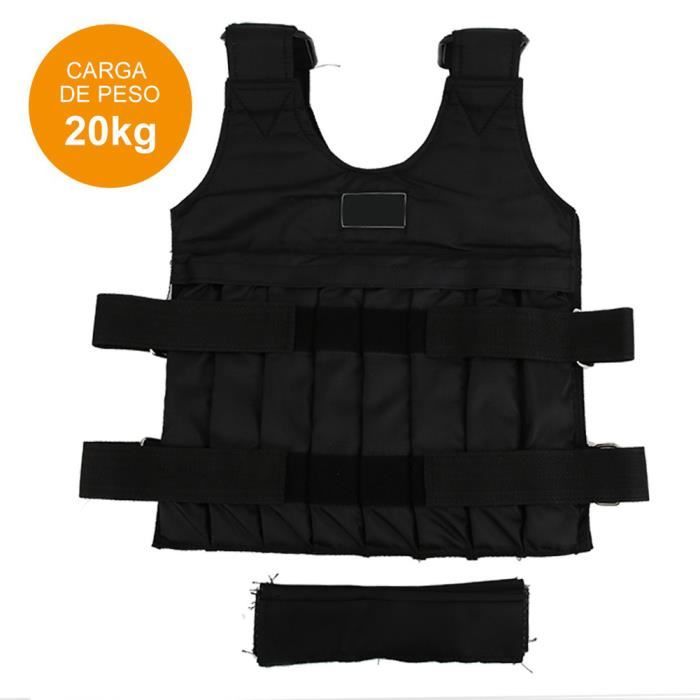 20kg de chargement Poids ajustable Weighted Vest Blouson Gilet d'exercice boxe entrainement HB057