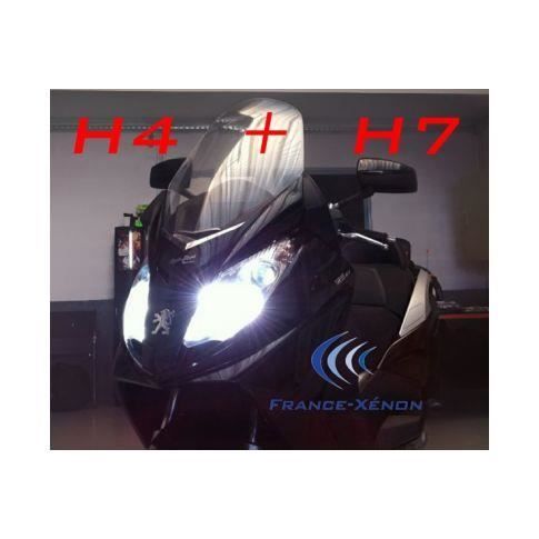 Pack H4 Bi-xénon + H7 xénon pour FZ6 S2 ou autre