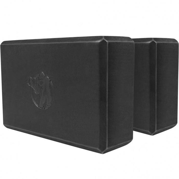 Bloc de Yoga et Pilate - Lot de 2 noir