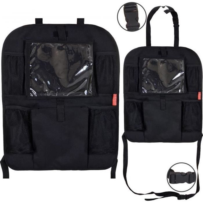 Housses Voiture Protection Auto Siege Arrière pour Anti Coup de Pied et Poussières Rangement pour Dossier de Siège for Protecteur