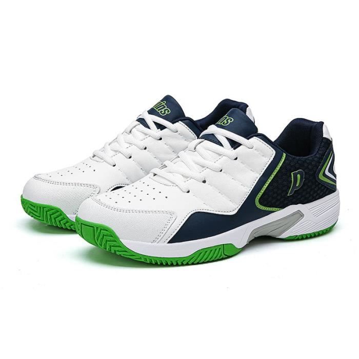Baskets de tennis pour hommes chaussures d'entraînement professionnelles de mode-Blan