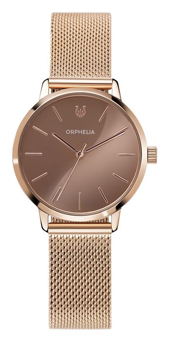 ORPHELIA - Montre Femmes - Quartz - Analogique - Bracelet en Acier inoxydable - Ip-rosé - OR12919