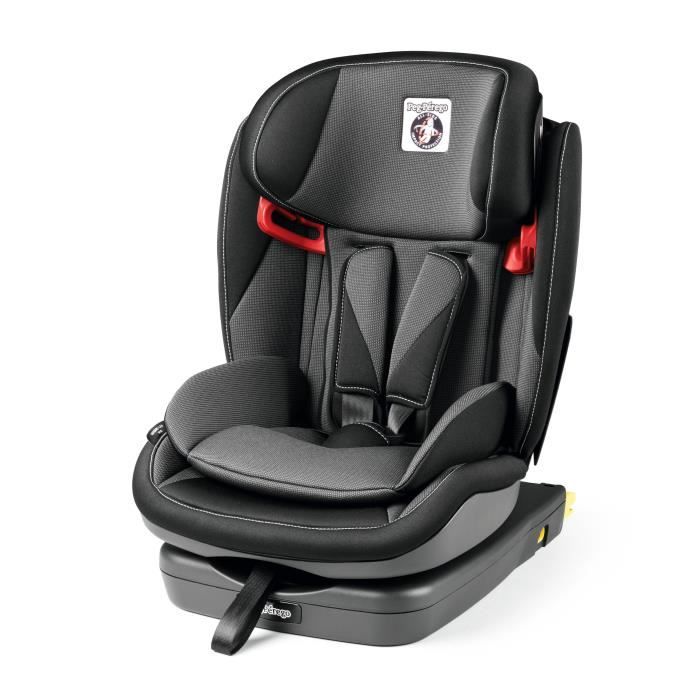 PEG PEREGO Siège auto Isofix Viaggio Via Groupe 1/2/3 - Crystal Black